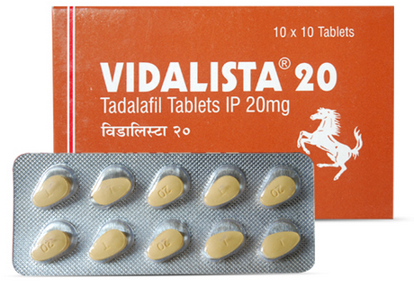 Vidalista-20 Tadalafil tablettes